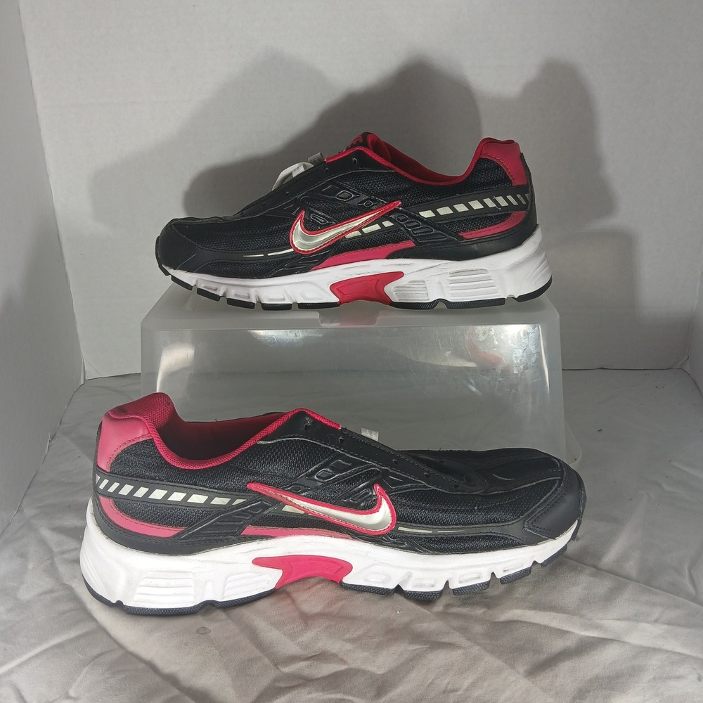 Nike Initiator Running Shoes 10 Black Pink Silver Y2K‎ Retro Dad Sneakers - Picture 2 of 12